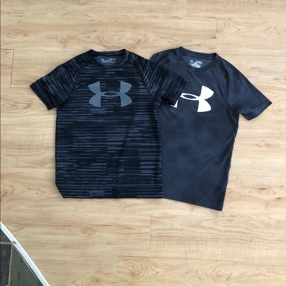 Two Under Armour Shirts in Size Medium. Loose fit.